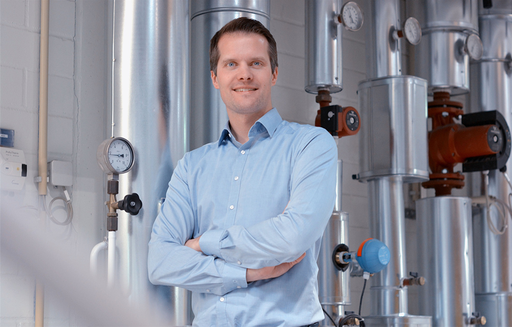 Bietet digitale Beratung an: Dr. Tobias Heinen, Geschäftsführer der GREAN GmbH und Gründer der „effizienz:arena“