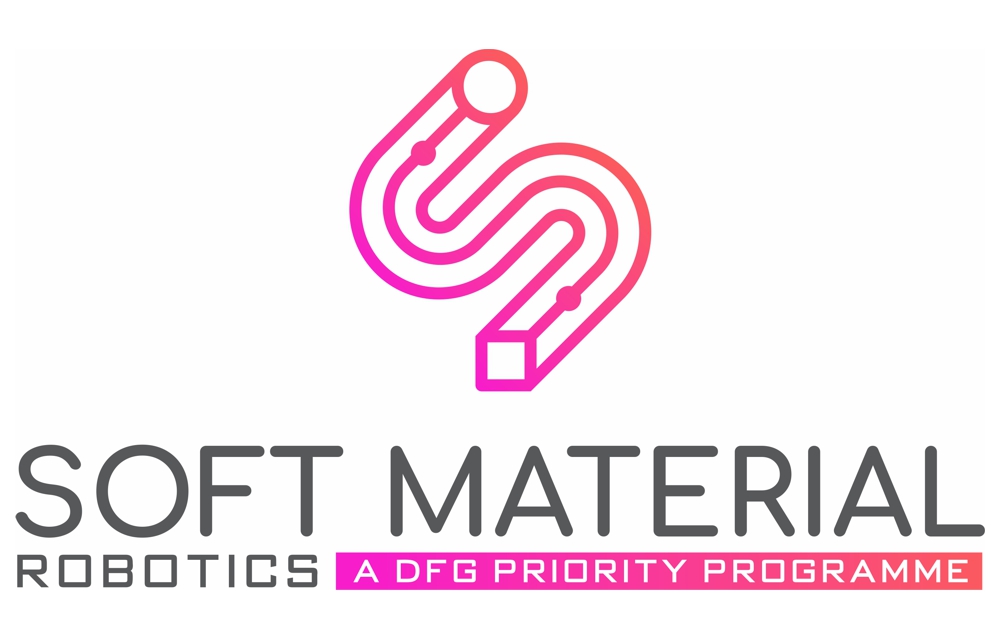 Logo des DFG-Schwerpunktprogramms „Soft Material Robotic Systems“