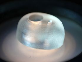 Printing hearing aids with customized hardness zones
