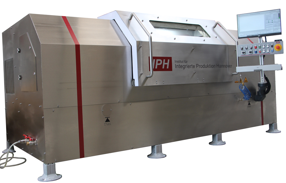 IPH idler test rig for measuring running resistance, balance quality and concentricity deviations. (Photo: IPH)
