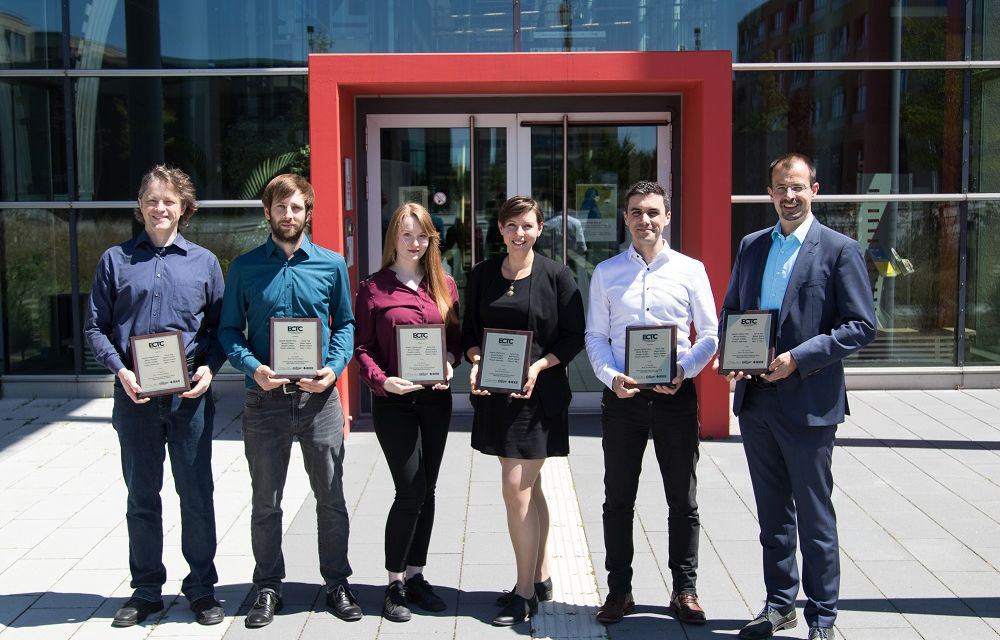 Diese Wissenschaftlerinnen und Wissenschaftler des IMPT und von LPKF haben den Best Session Paper Award gewonnen.