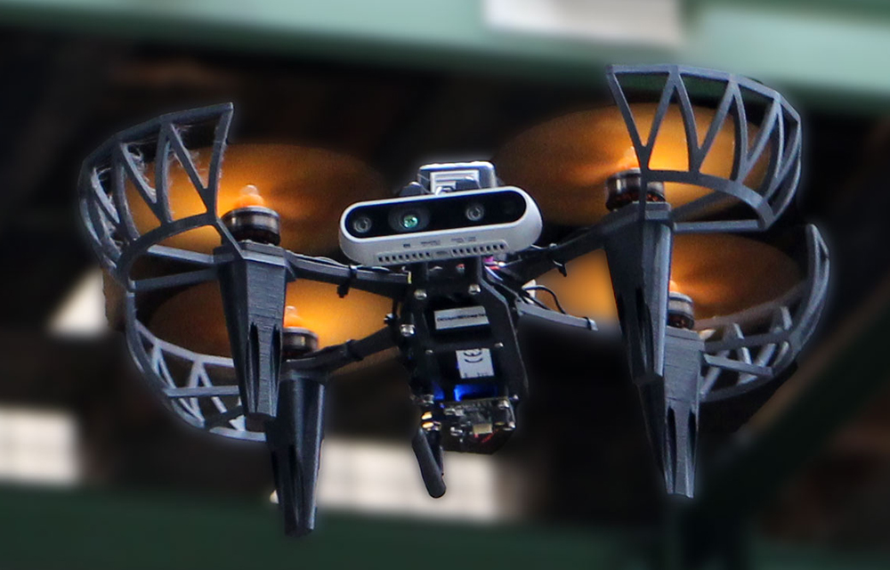 Industrie 5.0: Autonome Kamera-Drohne für den Indoor-Einsatz